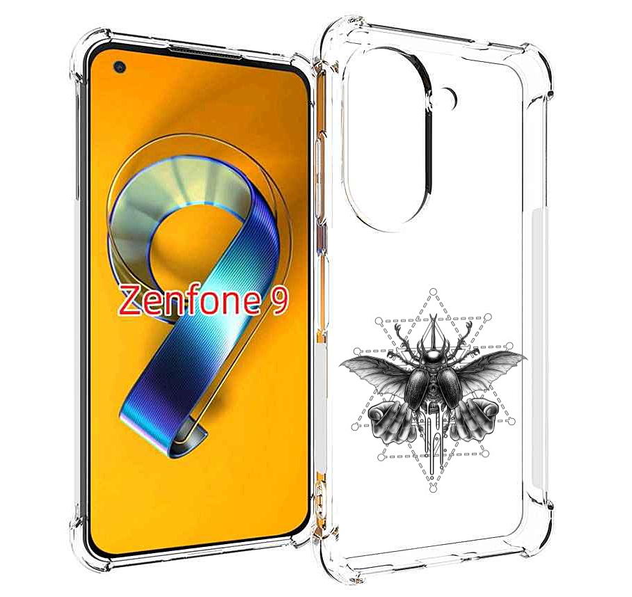 

Чехол MyPads скарабей для Asus Zenfone 9 (AI2202), Прозрачный, Tocco