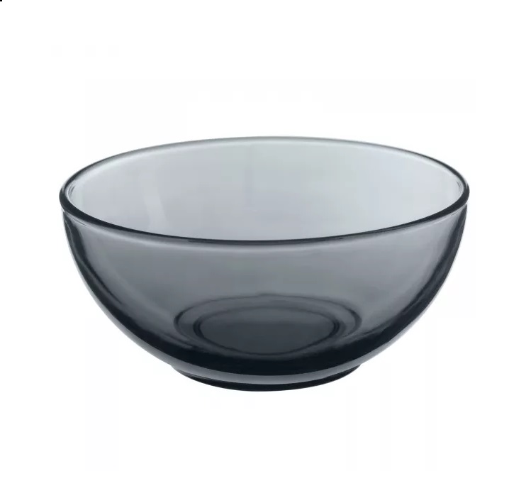 

Салатник Glass Ink Crystal Rock Grey 13 см, Серый