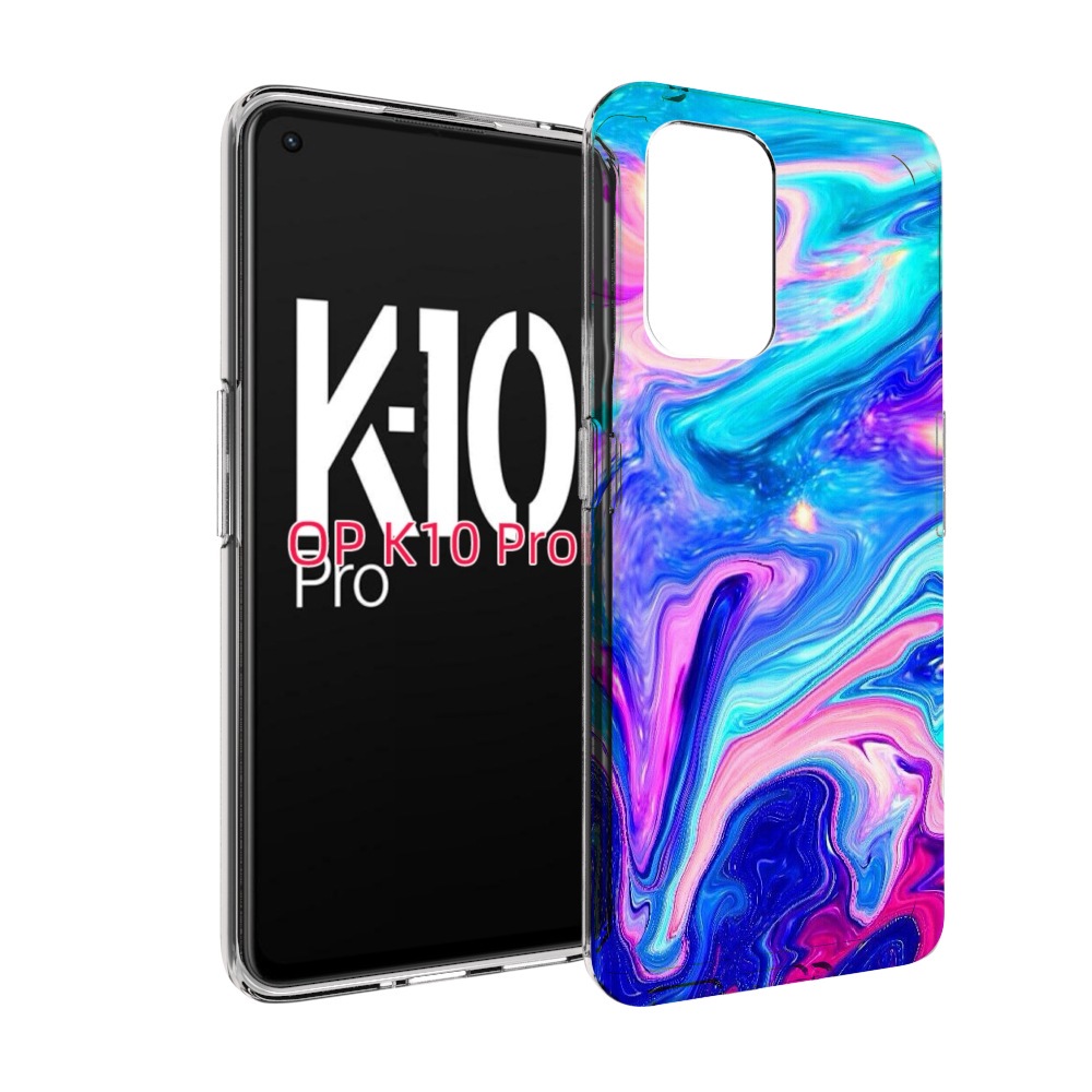 

Чехол MyPads акварельные-краски для OPPO K10 Pro, Прозрачный, Tocco