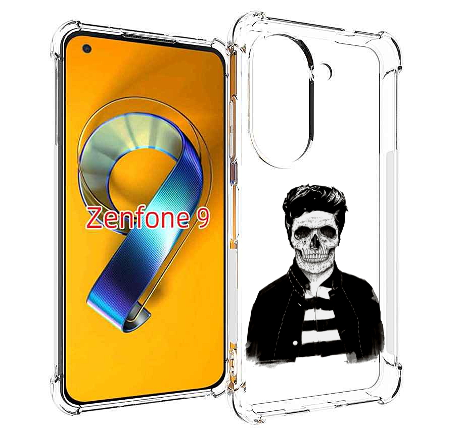 

Чехол MyPads скелет для Asus Zenfone 9 (AI2202), Прозрачный, Tocco