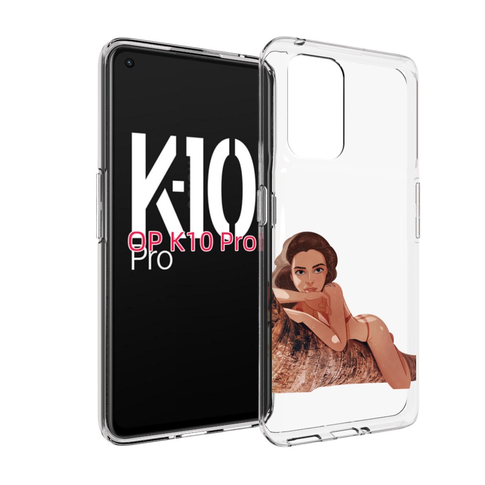 

Чехол MyPads амазонка-на-дереве для OPPO K10 Pro, Прозрачный, Tocco