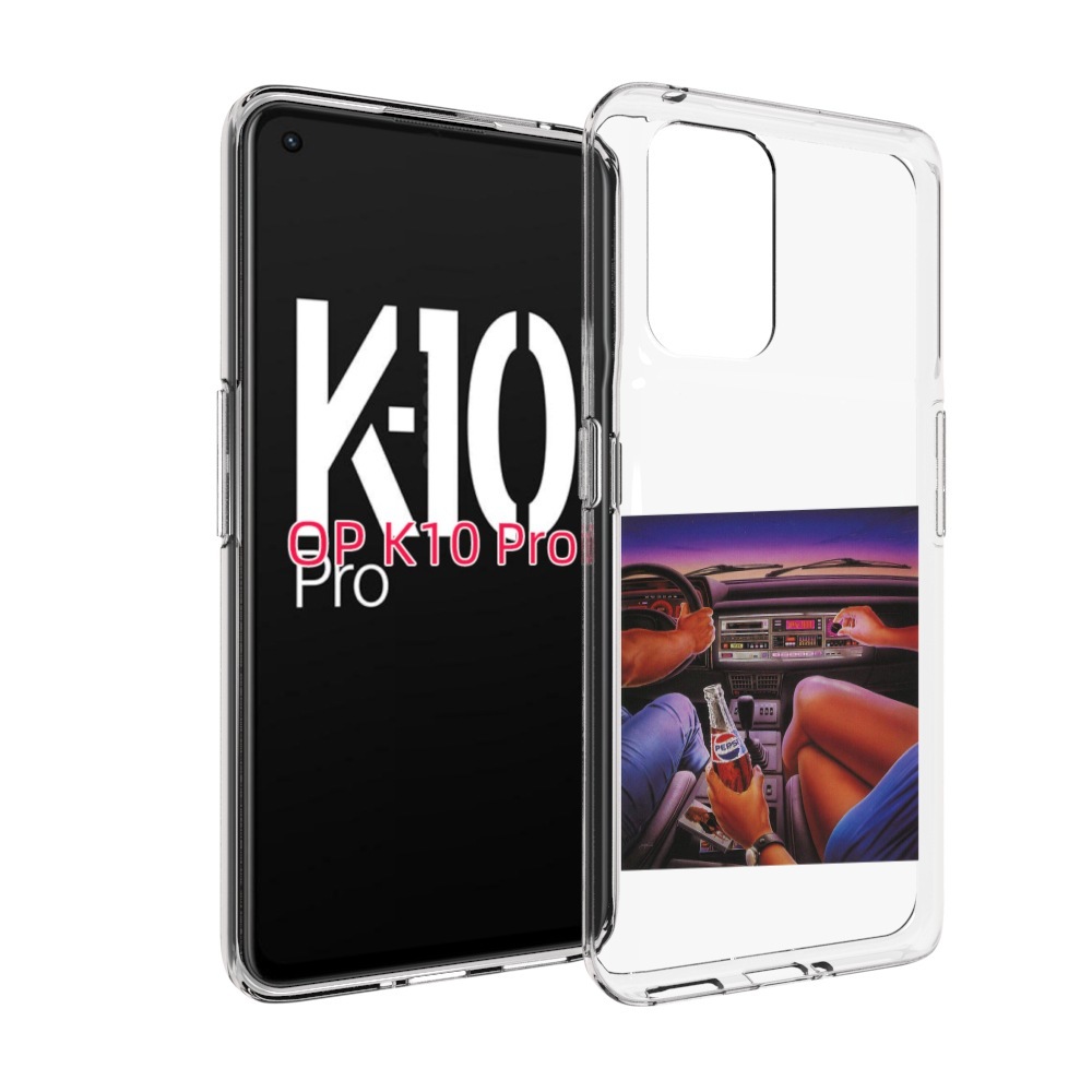 

Чехол MyPads американская машина салон для OPPO K10 Pro, Прозрачный, Tocco