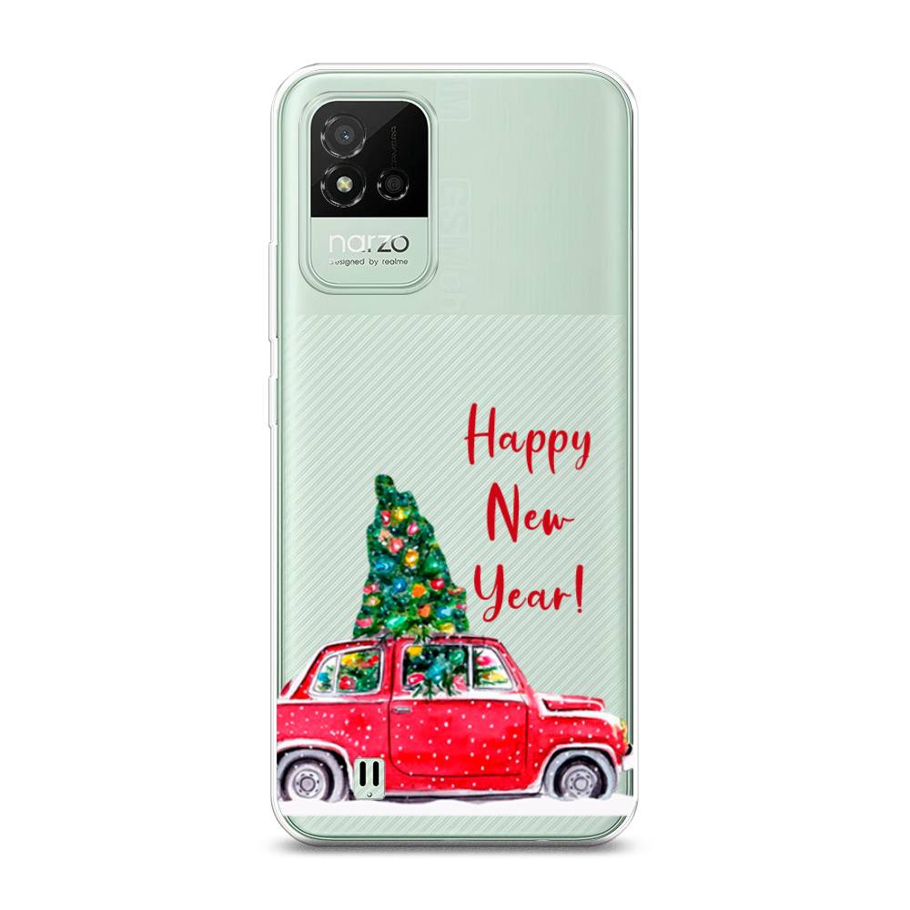 

Чехол на Realme Narzo 50i Happy New Year, Красный;зеленый, 2510050-5