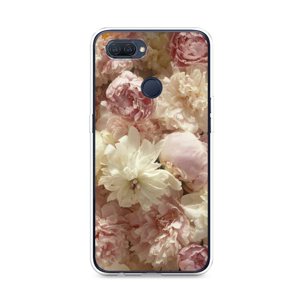 

Чехол Awog на Oppo A12 "Пионы светлые", Разноцветный, 253450-8