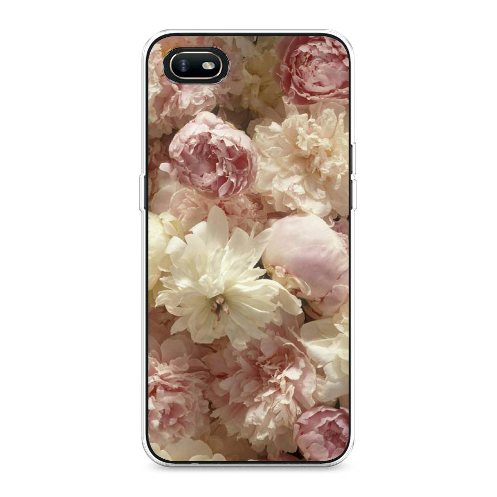 

Чехол Awog на Oppo A1k "Пионы светлые", Разноцветный, 252150-8