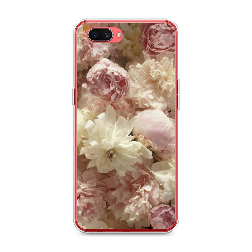 

Чехол Awog на Oppo A3s "Пионы светлые", Разноцветный, 250650-8