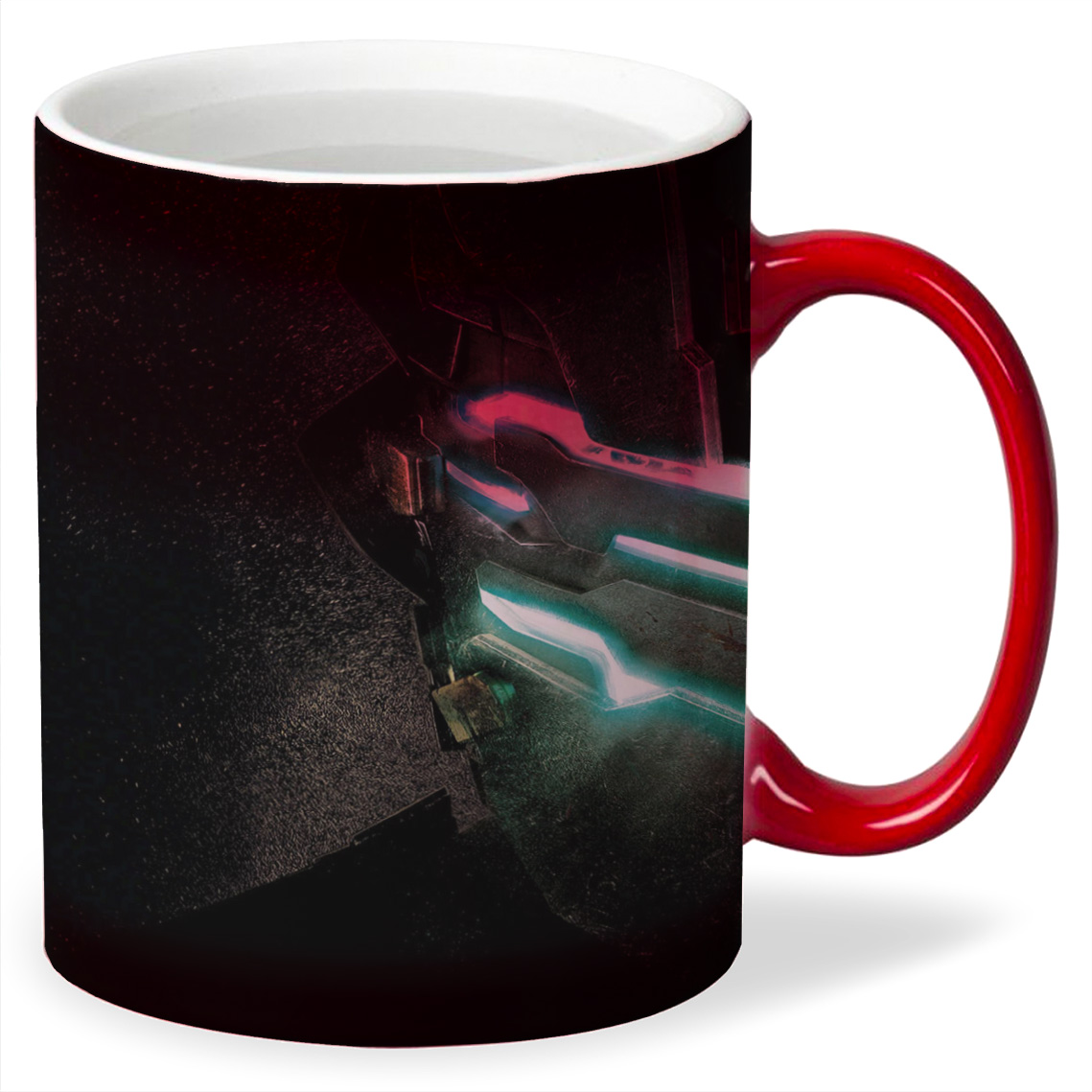 

Кружка хамелеон красный CoolPodarok dead space 2 Космический шлем