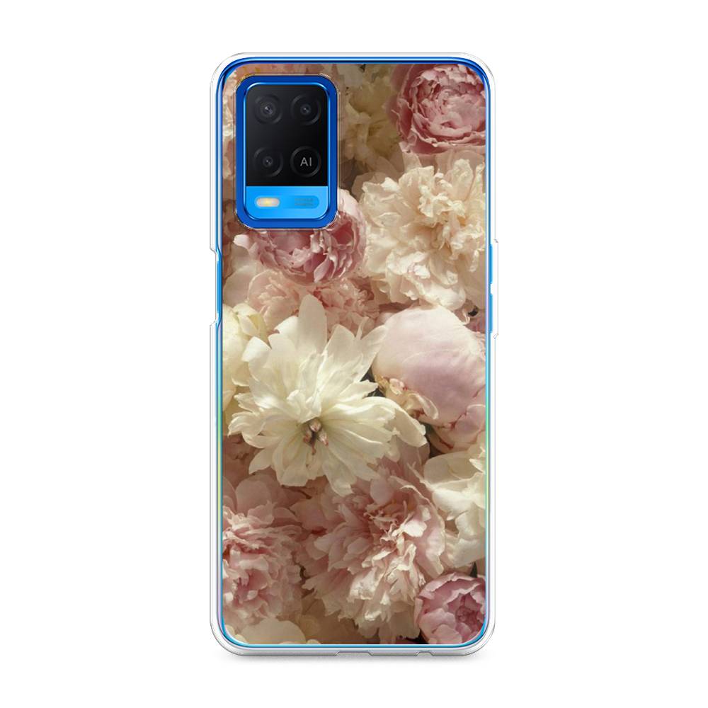 

Чехол Awog на Oppo A54 "Пионы светлые", Разноцветный, 256150-8