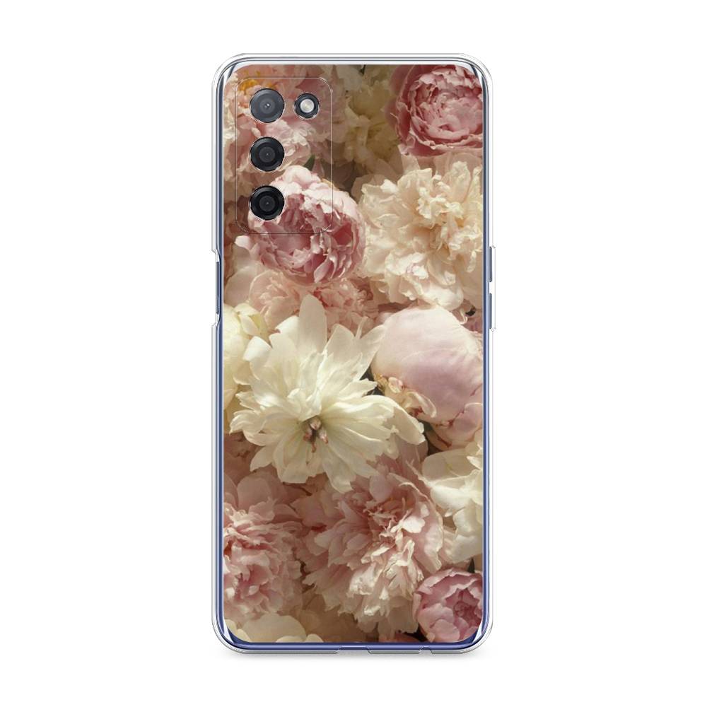 

Чехол Awog на Oppo A55 5G "Пионы светлые", Разноцветный, 256250-8