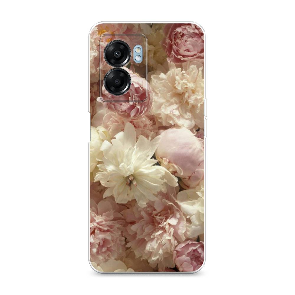 

Чехол Awog на Oppo A57 5G/A56s/OnePlus Nord N300 5G "Пионы светлые", Разноцветный, 2510250-8