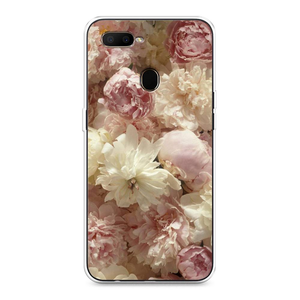 

Чехол Awog на Oppo A5s "Пионы светлые", Разноцветный, 252350-8