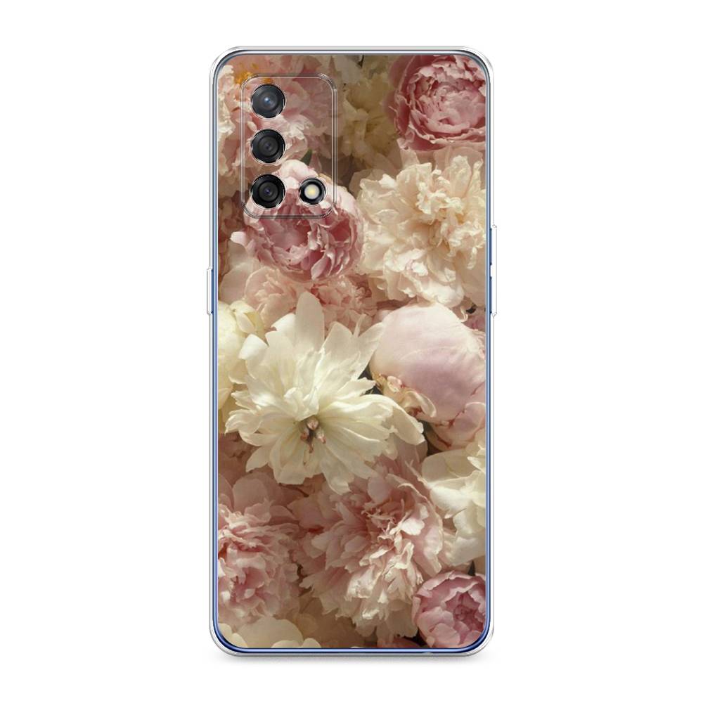 

Чехол Awog на OPPO A74 4G/F19 "Пионы светлые", Разноцветный, 256050-8