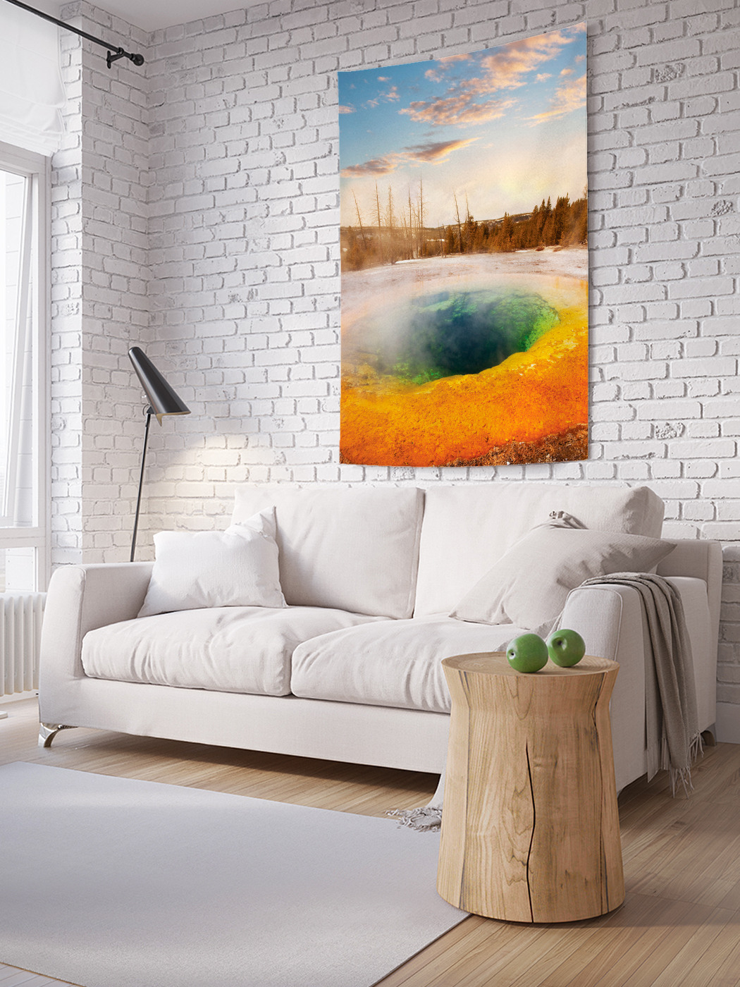 

Вертикальное фотопанно на стену JoyArty Лесной гейзер 100x150 см, Лесной гейзер