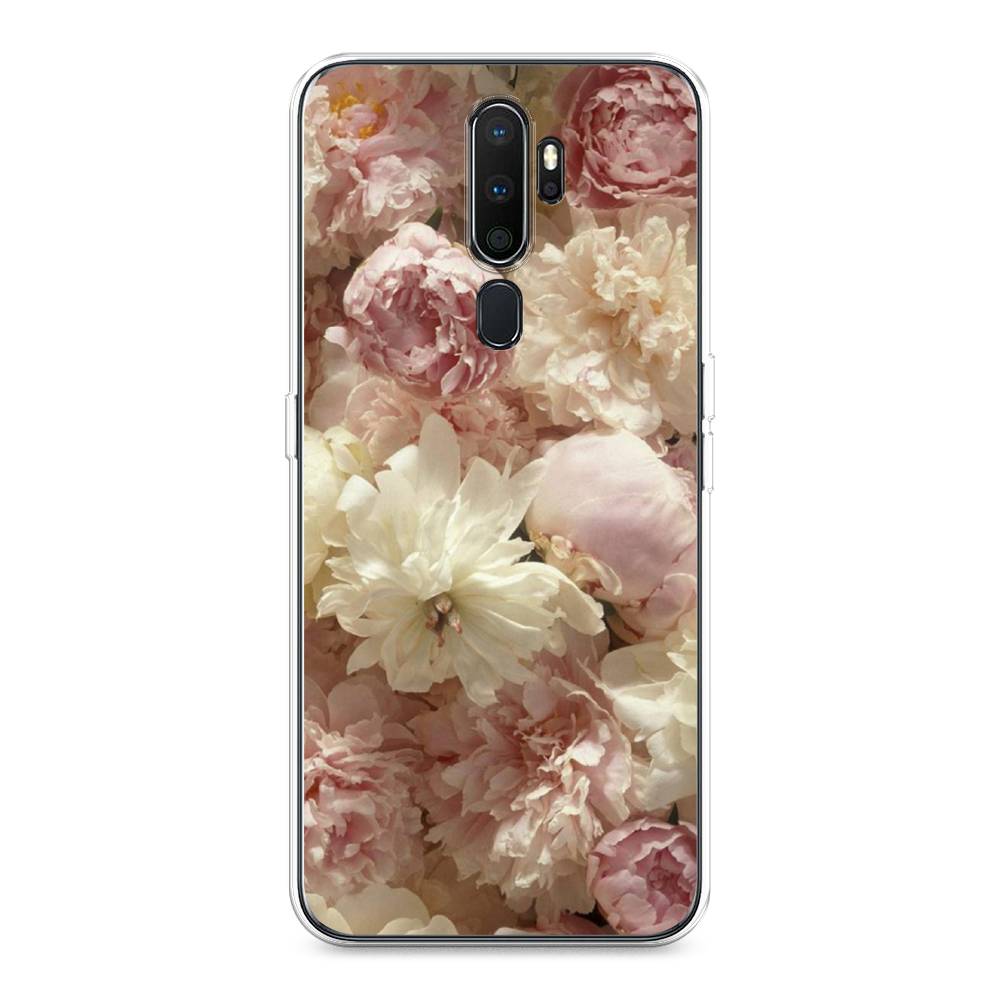 

Чехол Awog на Oppo A5/A9 2020 "Пионы светлые", Разноцветный, 251950-8