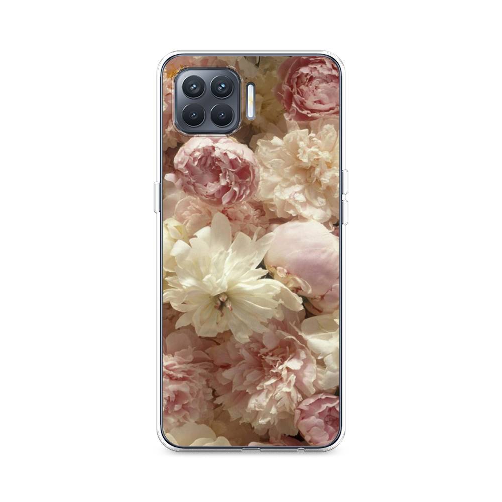 

Чехол Awog на Oppo Reno 4 Lite/A93 "Пионы светлые", Разноцветный, 255350-8
