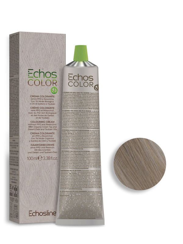 Крем-краска Echos line Echoscolor 8.11 очень холодный светлый блонд 100 мл состав synergy для завивки волос echos line многофункциональный без аммиака 500 мл