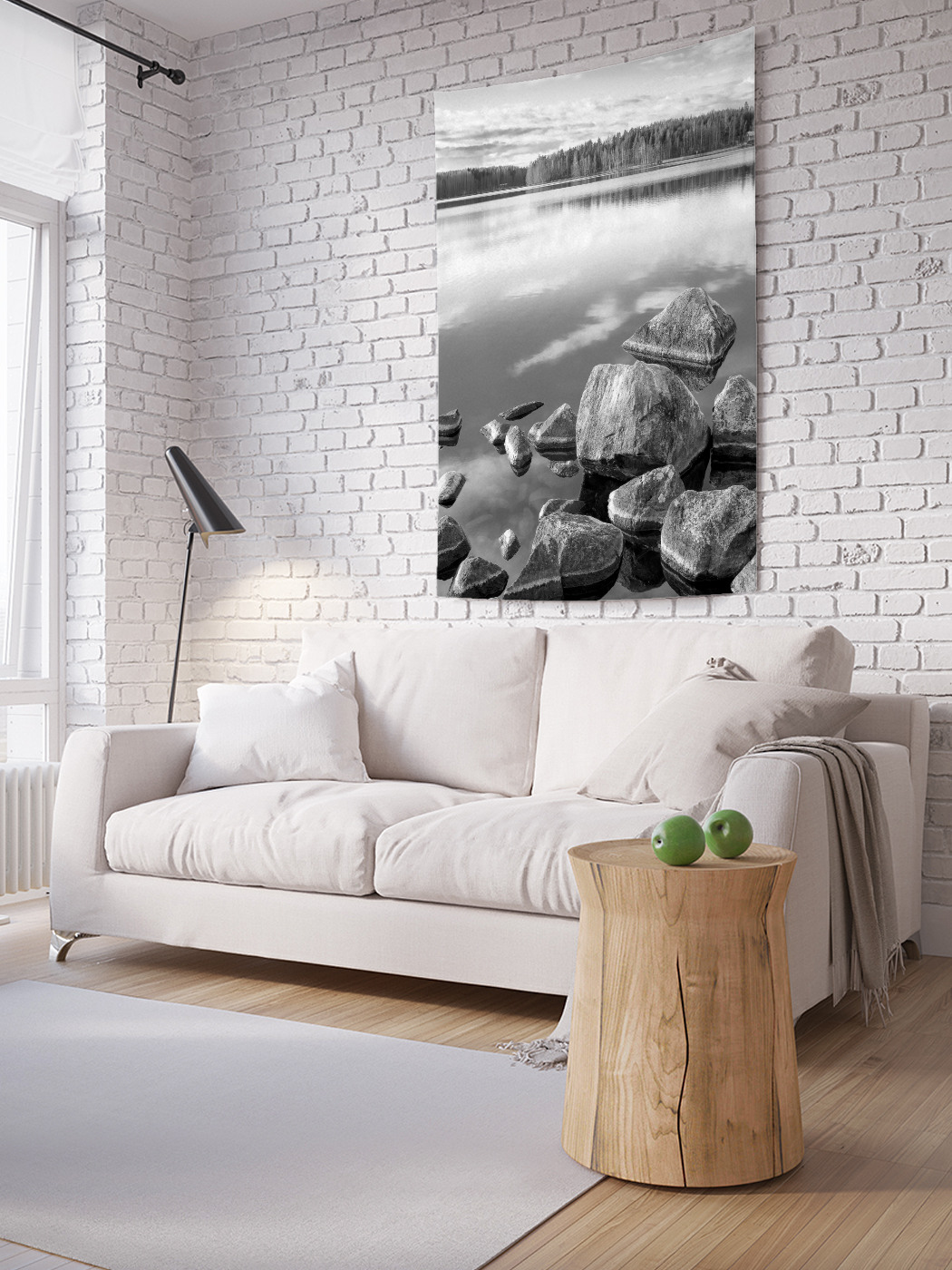 

Вертикальное фотопанно на стену JoyArty Серое настроение 100x150 см, Серое настроение