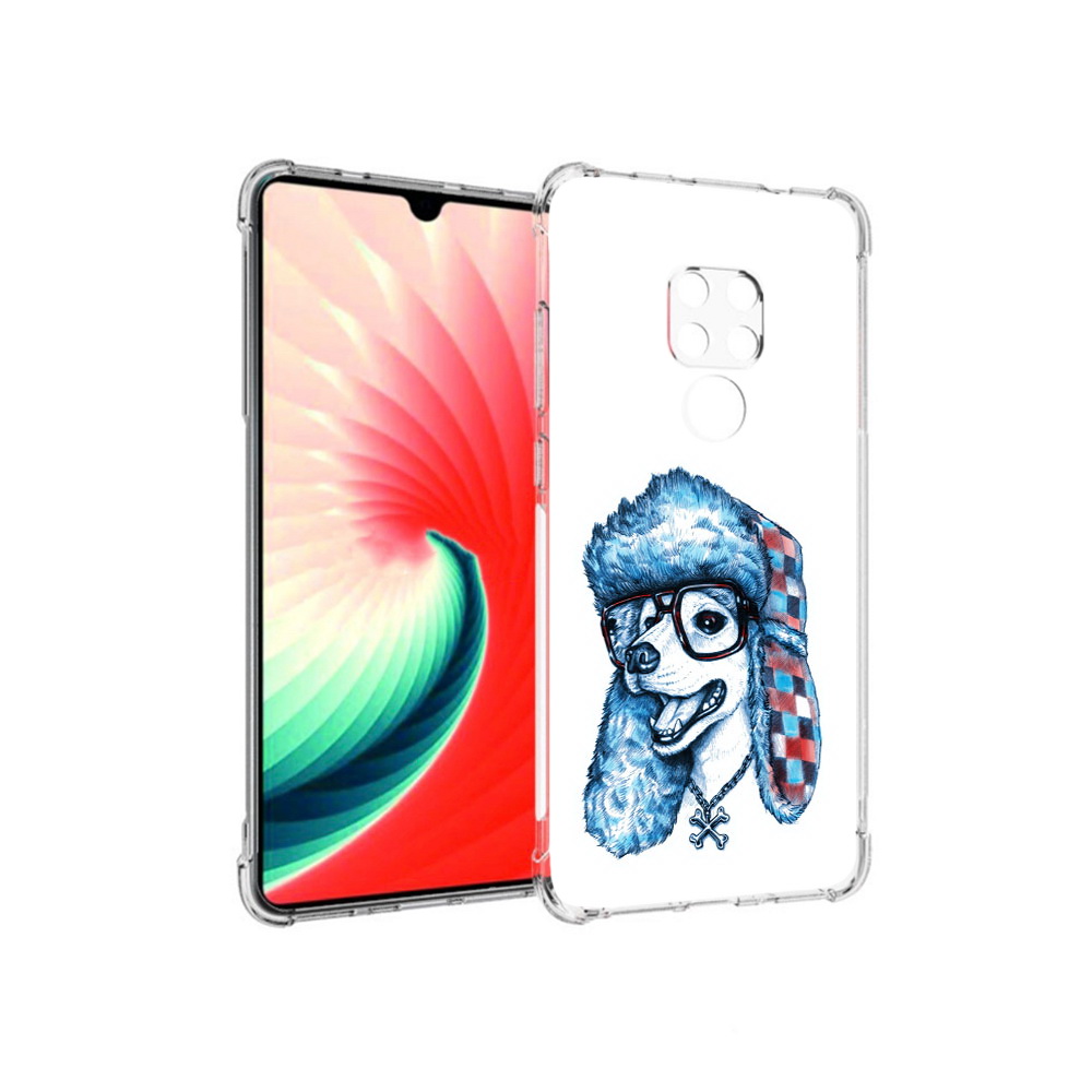 Чехол MyPads Tocco для Huawei Mate 20 зимний пес