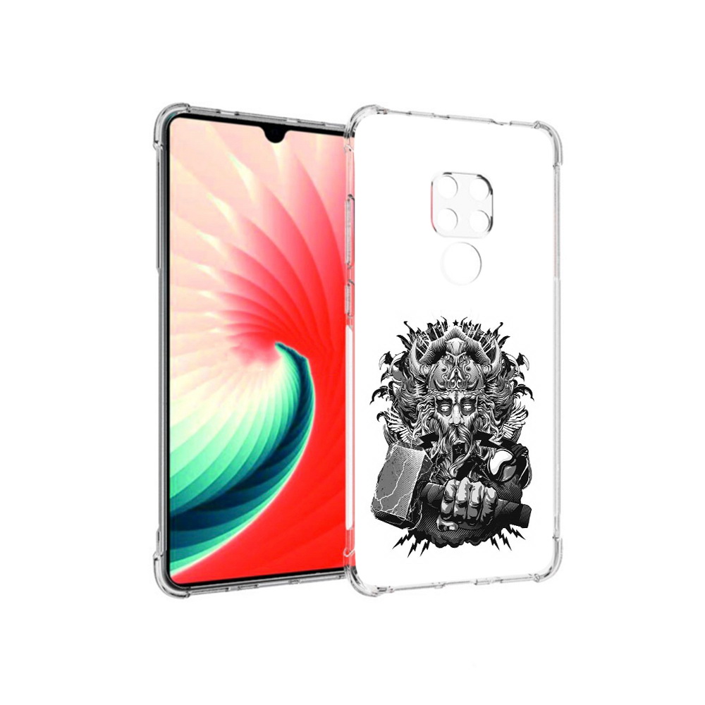 

Чехол MyPads Tocco для Huawei Mate 20 злой тор, Прозрачный, Tocco