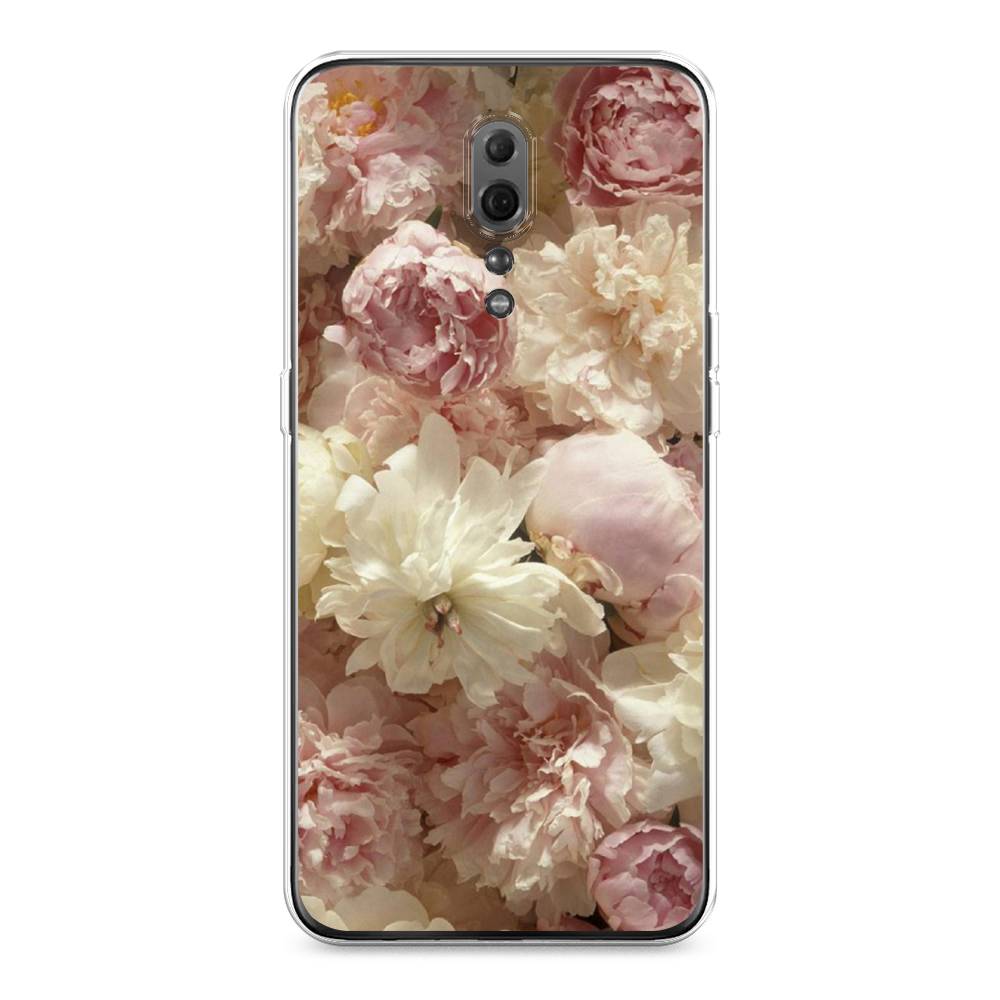 

Чехол Awog на Oppo Reno Z "Пионы светлые", Разноцветный, 250950-8