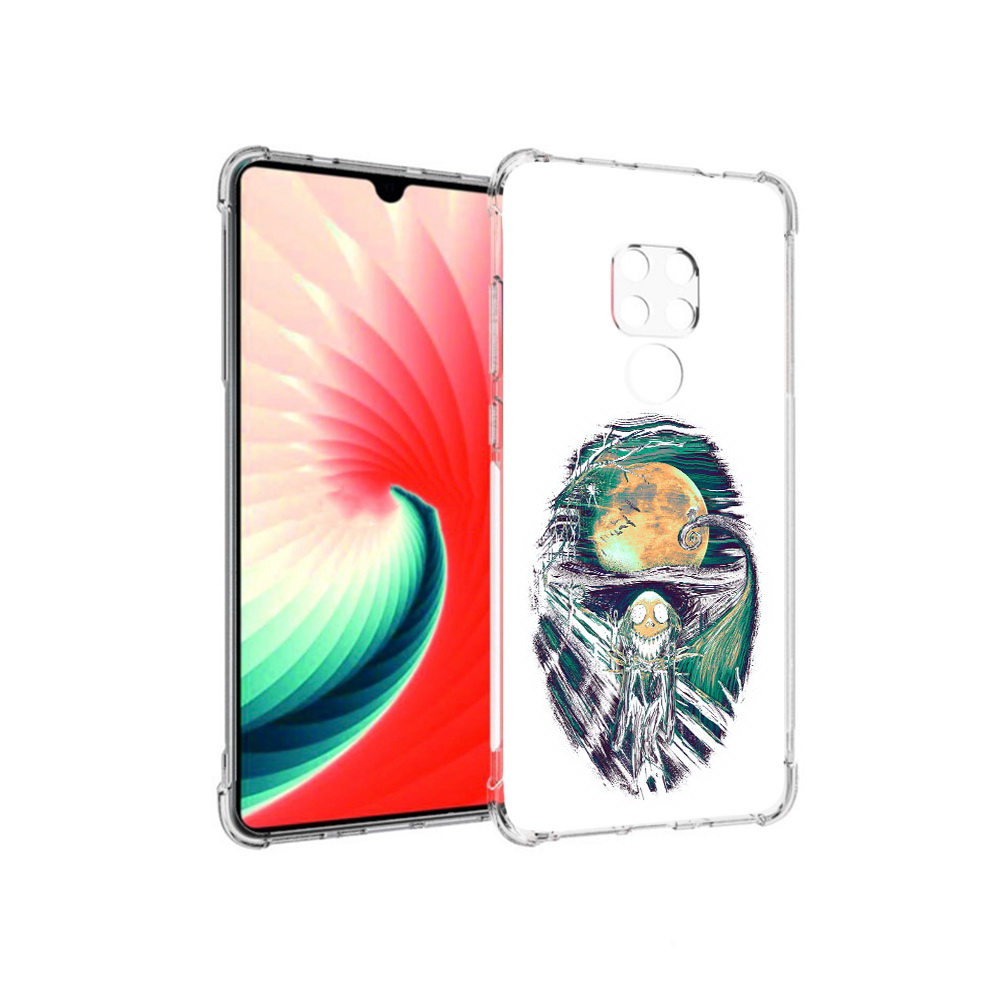 Чехол MyPads Tocco для Huawei Mate 20 зубастое существо абстракция
