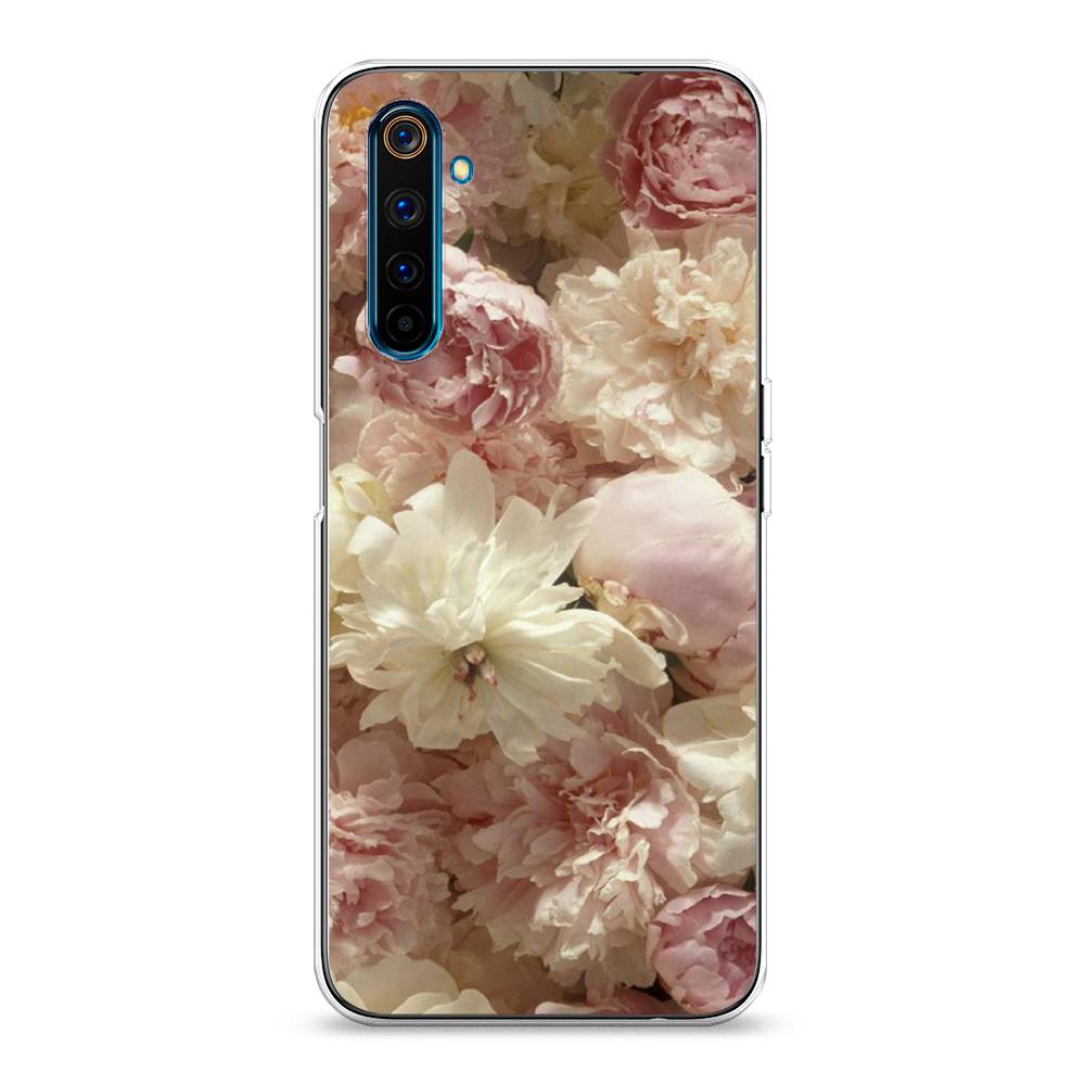 

Чехол Awog на Realme 6 Pro "Пионы светлые", Разноцветный, 252850-8