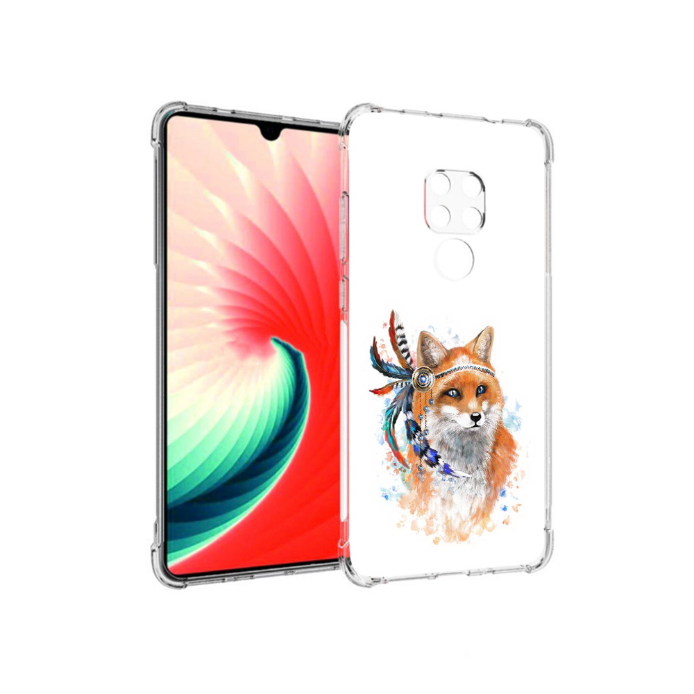 

Чехол MyPads Tocco для Huawei Mate 20 инду лиса, Прозрачный, Tocco