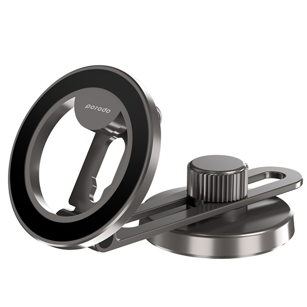 

Автомобильный магнитный держатель Porodo Magesafe Magnet Mount (PD-MGMDFR-BK) черный