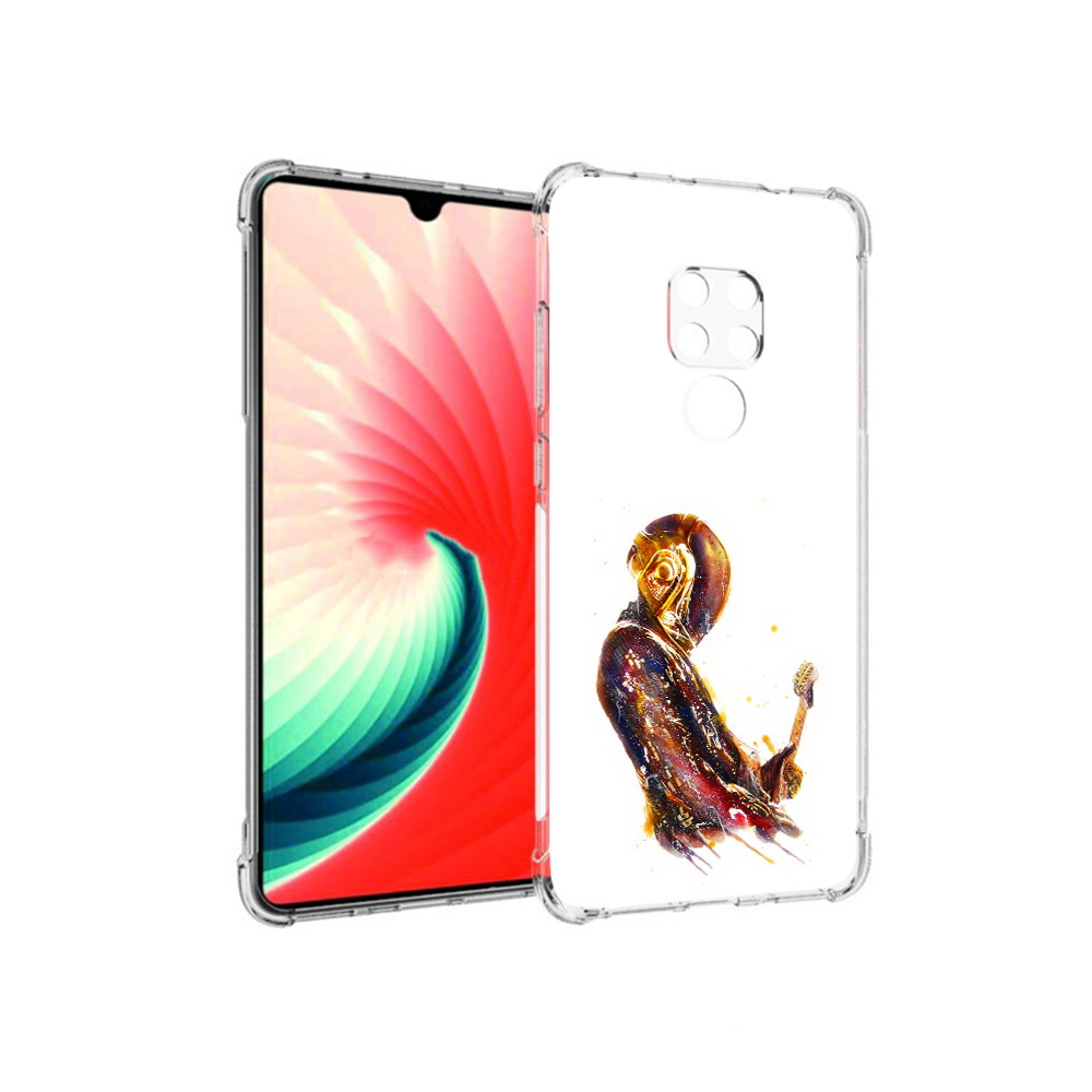 

Чехол MyPads Tocco для Huawei Mate 20 космо-музыкант, Прозрачный, Tocco