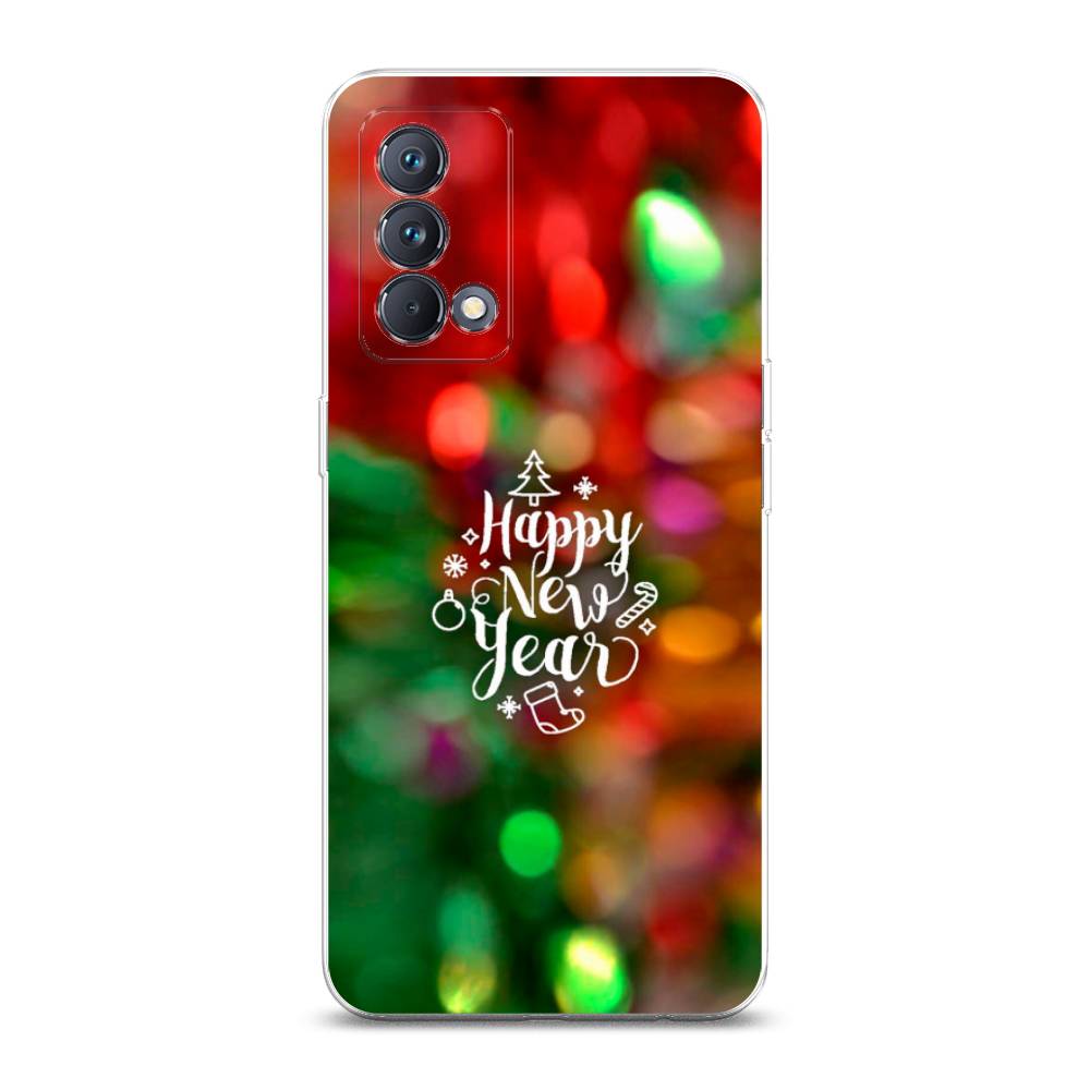 

Чехол на Realme GT Master Edition "Новый Год на елке", Зеленый;красный;желтый, 2510450-5