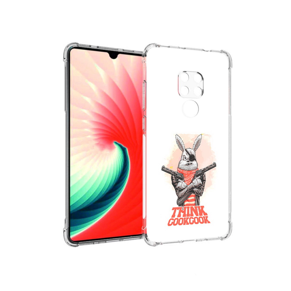 

Чехол MyPads Tocco для Huawei Mate 20 кролик пират, Прозрачный, Tocco