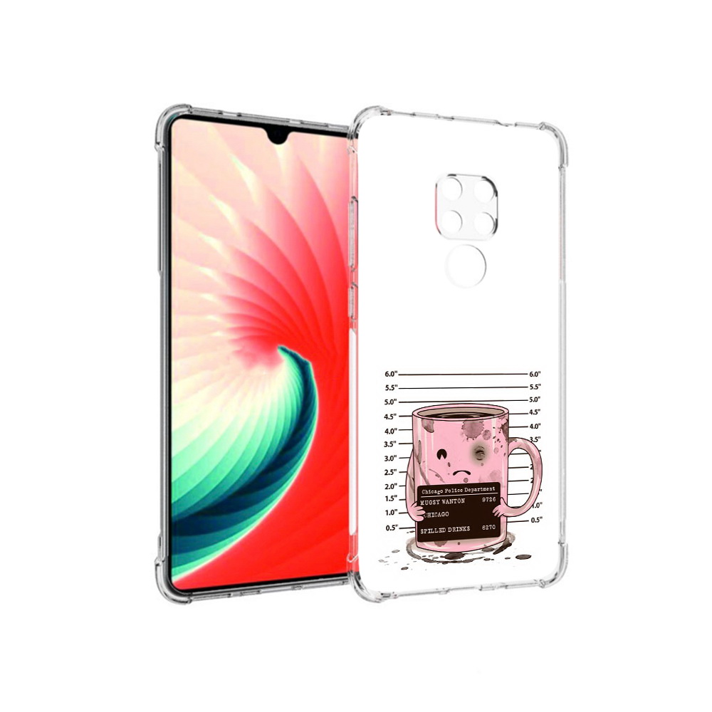 

Чехол MyPads Tocco для Huawei Mate 20 кружка, Прозрачный, Tocco
