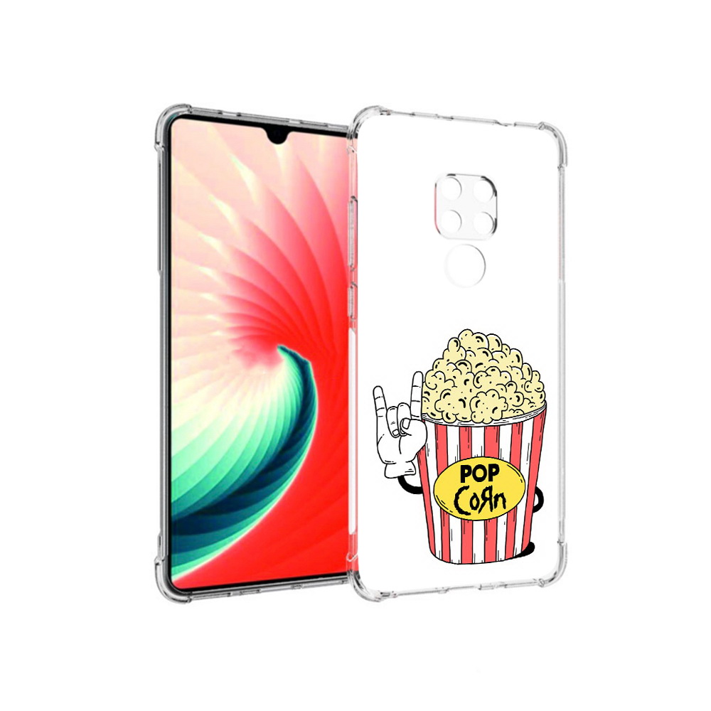 

Чехол MyPads Tocco для Huawei Mate 20 крутой попкорн, Прозрачный, Tocco