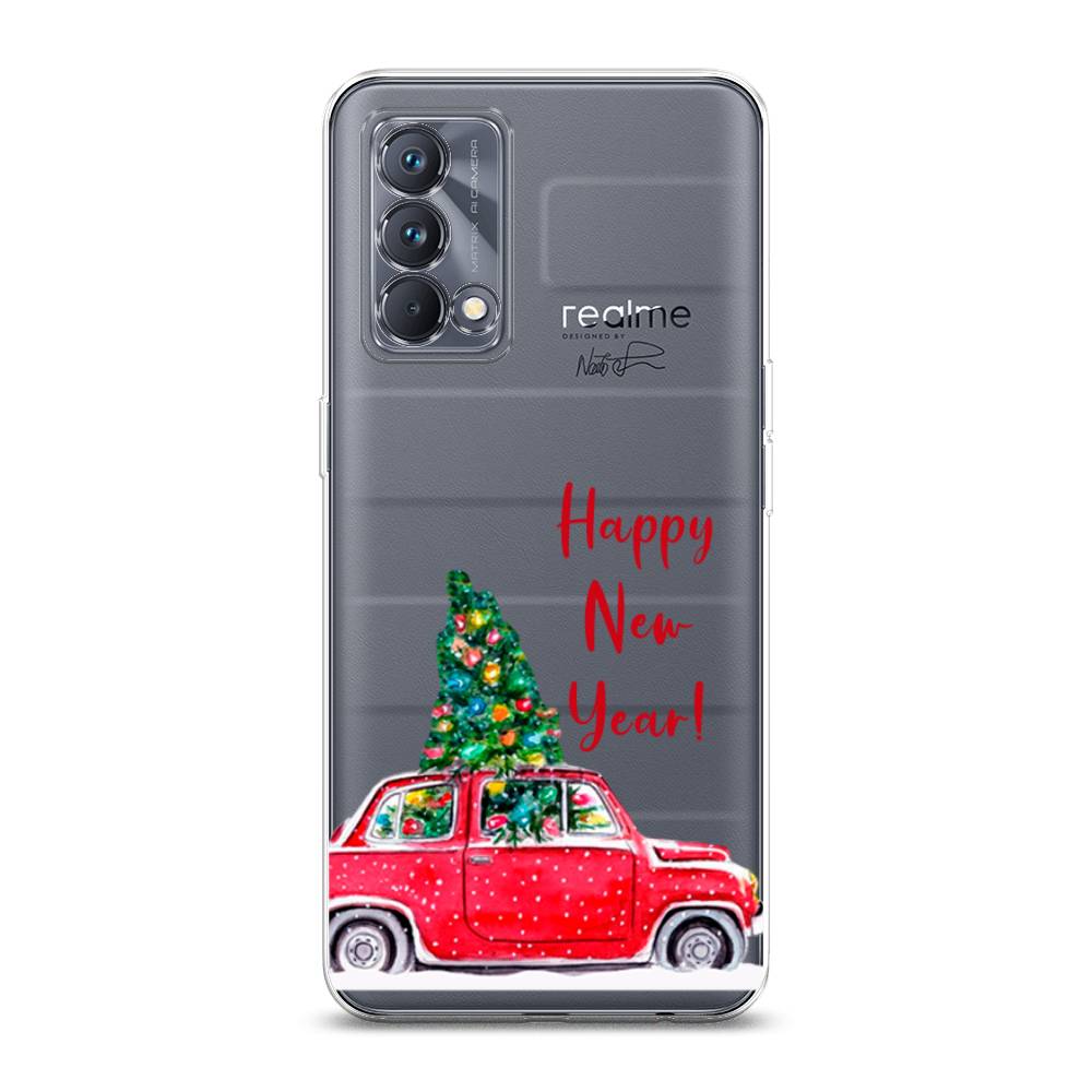

Чехол на Realme GT Master Edition "Happy New Year", Красный;зеленый, 2510450-5
