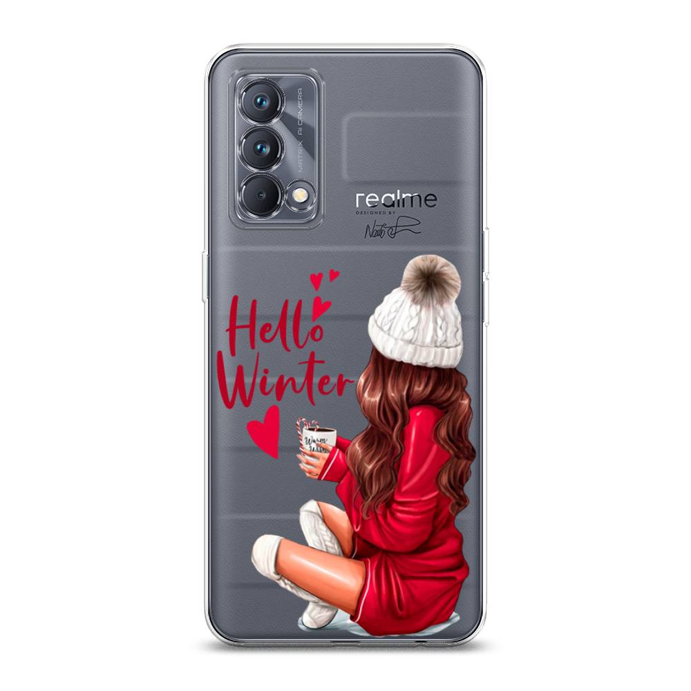 

Чехол на Realme GT Master Edition "Hello winter", Красный;белый;коричневый, 2510450-5