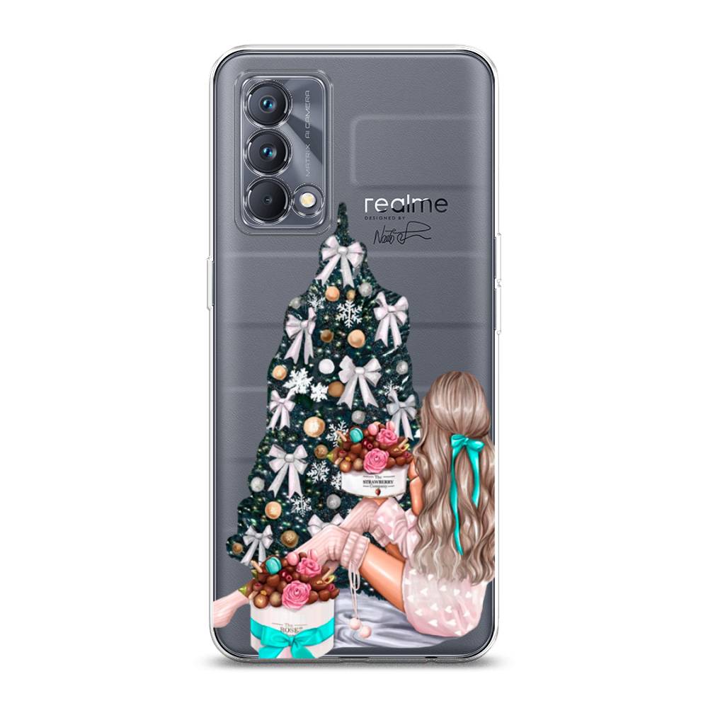 

Чехол на Realme GT Master Edition "New Year", Зеленый;бежевый;голубой, 2510450-5