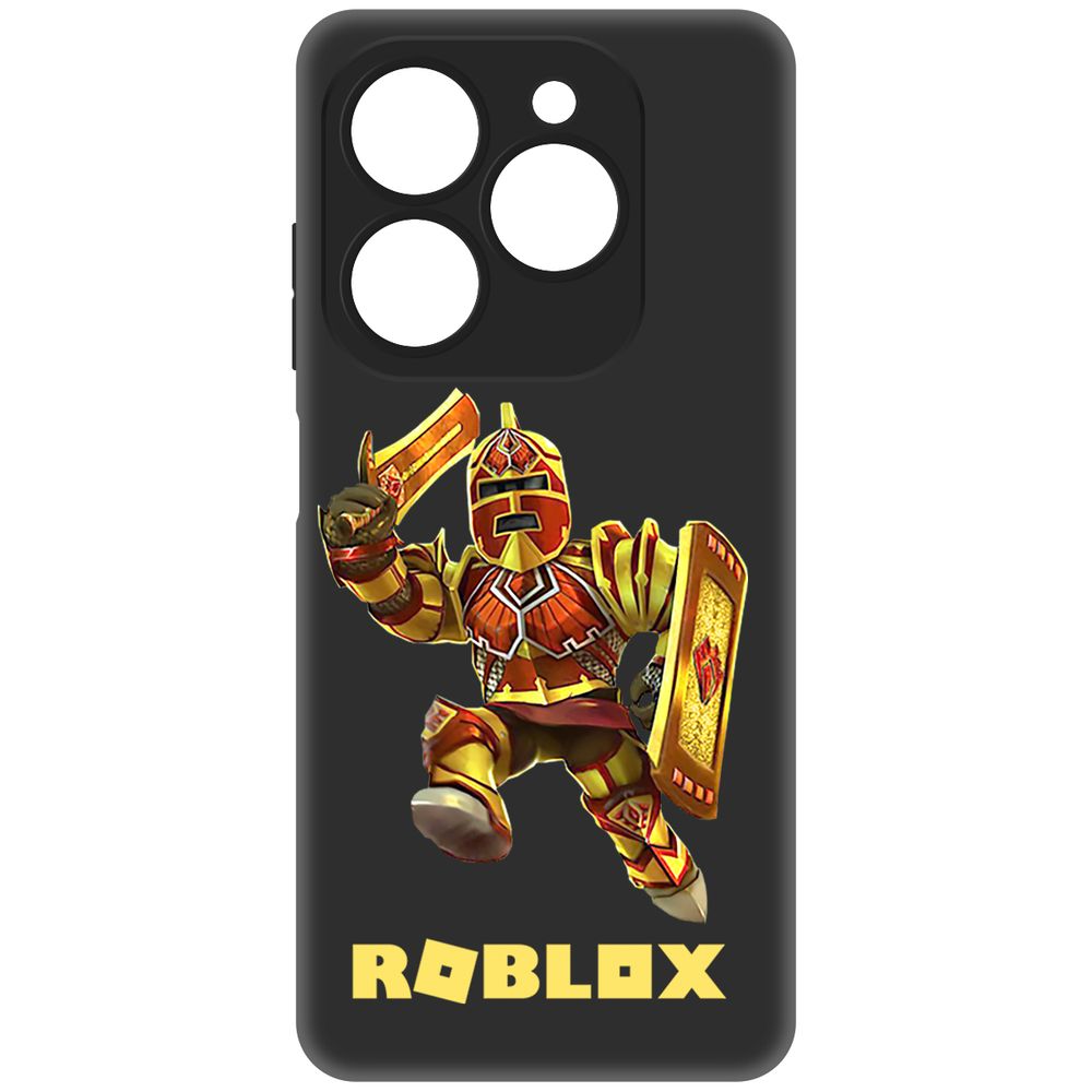 

Чехол-накладка Krutoff Soft Case Roblox-Рэдклифф для Tecno Spark 20 Pro черный