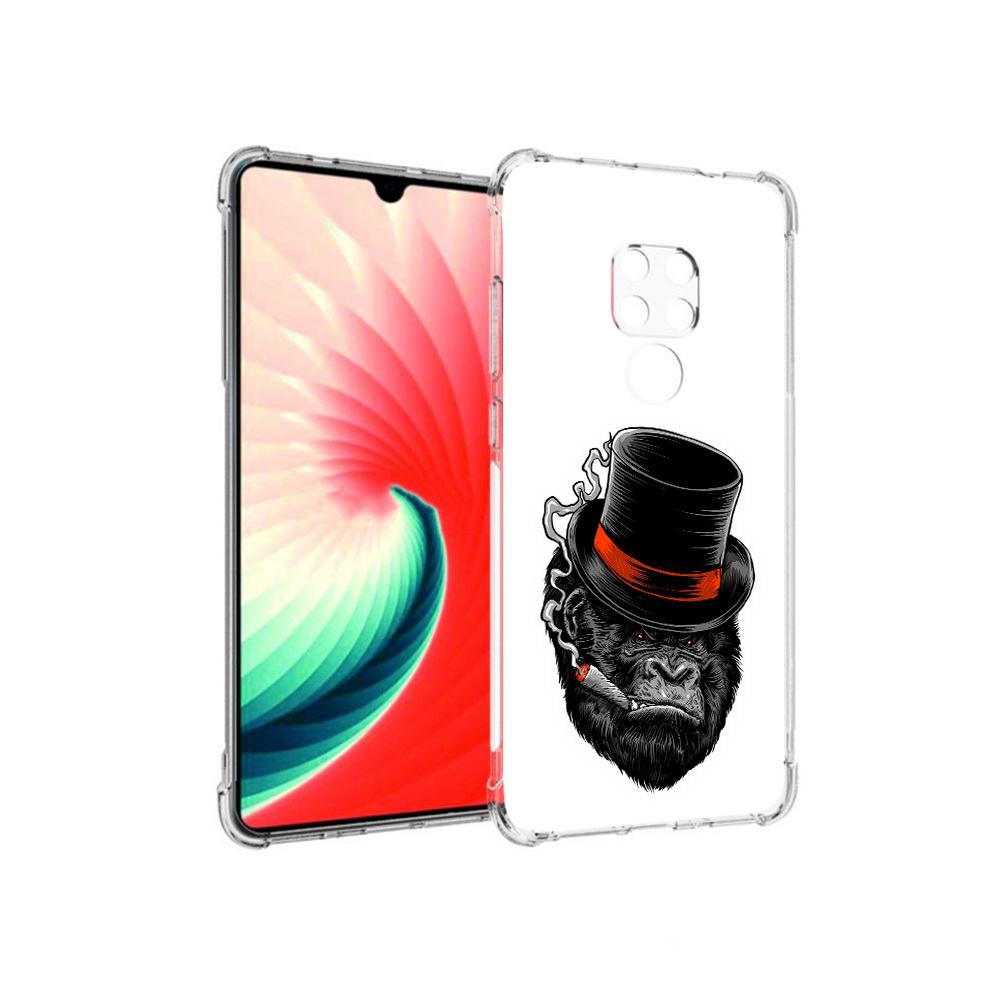 

Чехол MyPads Tocco для Huawei Mate 20 дизайнерская горилла, Прозрачный, Tocco