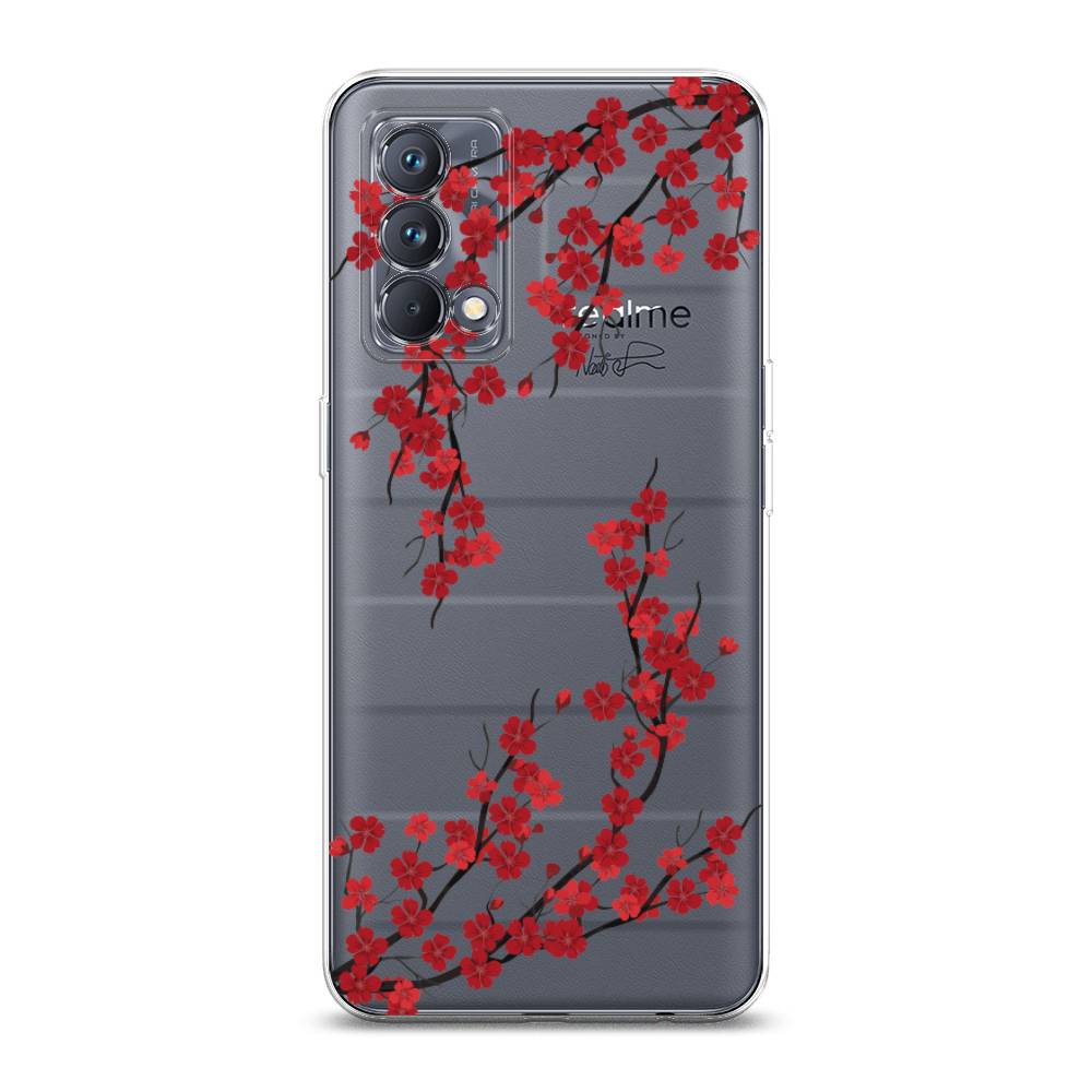 Чехол на Realme GT Master Edition Красная сакура