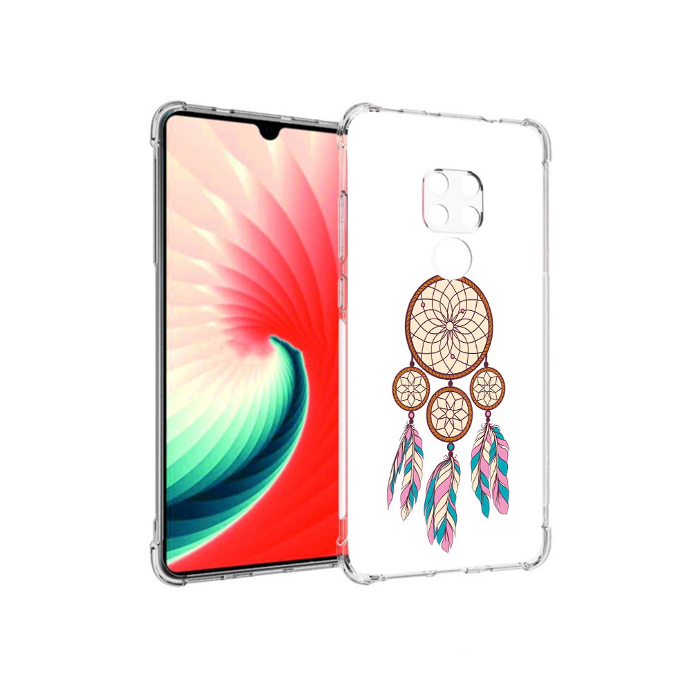 

Чехол MyPads Tocco для Huawei Mate 20 ловец снов бежевый, Прозрачный, Tocco
