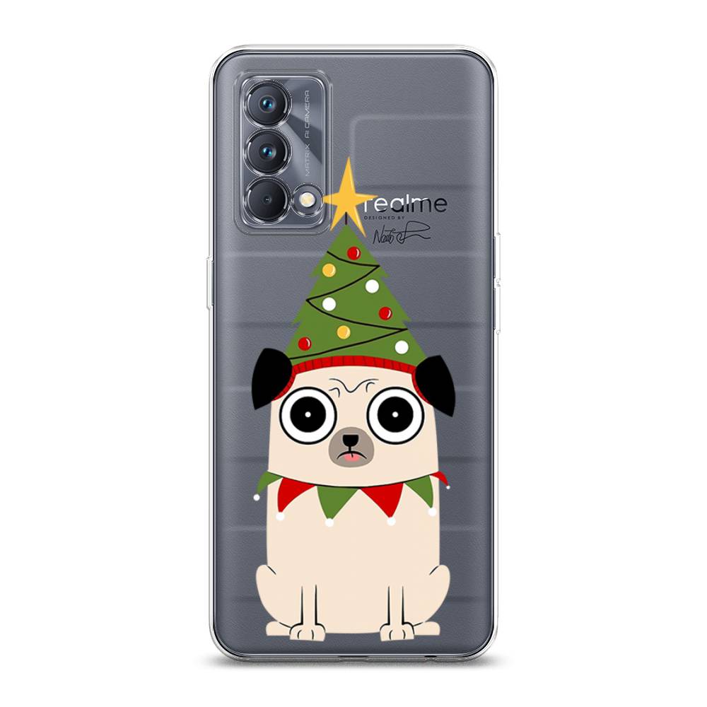 

Чехол на Realme GT Master Edition "Собачка с ёлочкой", Бежевый;красный;зеленый, 2510450-1