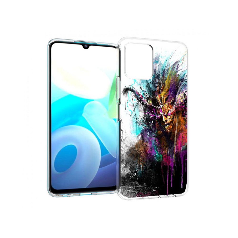 Чехол MyPads Tocco для Vivo Y15s яркий дьявол (PT224456.390.709)