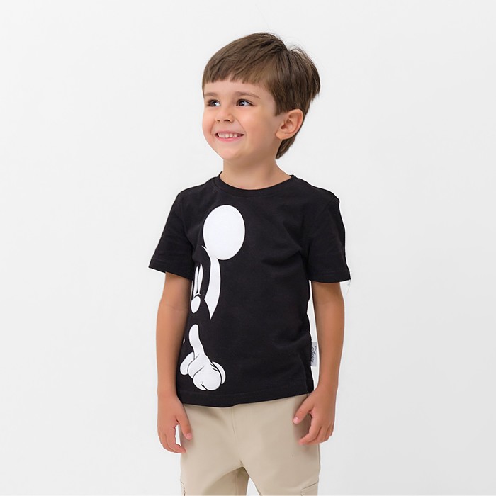 

Футболка Mickey Микки Маус, р.32 (110-116), черный, 000403994