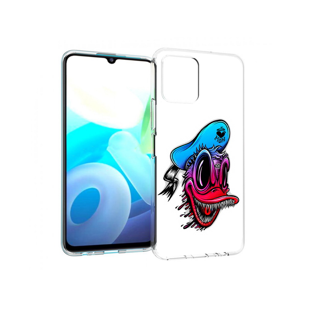 

Чехол MyPads Tocco для Vivo Y15s Дональд (PT224456.390.71), Прозрачный, Tocco