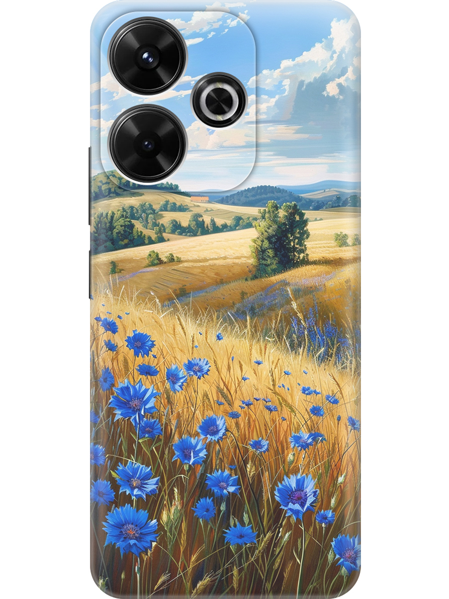 

Силиконовый чехол на Xiaomi Redmi 13 / Redmi Note 13R / Poco M6 4g с принтом 886600, Прозрачный;голубой;бежевый, 783988621