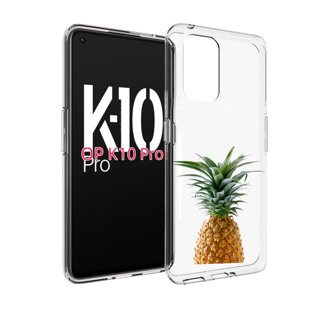

Чехол MyPads ананас для OPPO K10 Pro, Прозрачный, Tocco