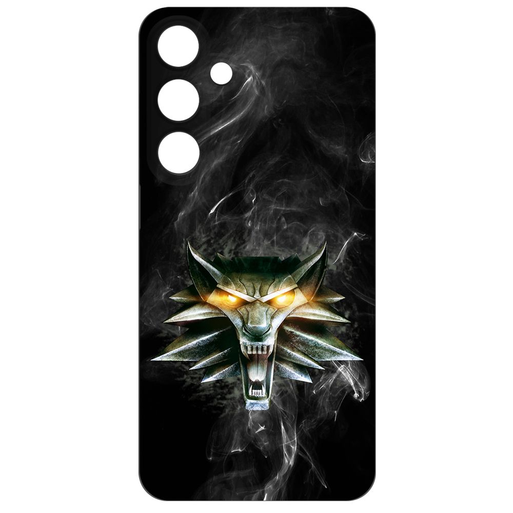 Чехол-накладка Krutoff Soft Case Ведьмак. Школа Волка для Samsung Galaxy S24+ черный