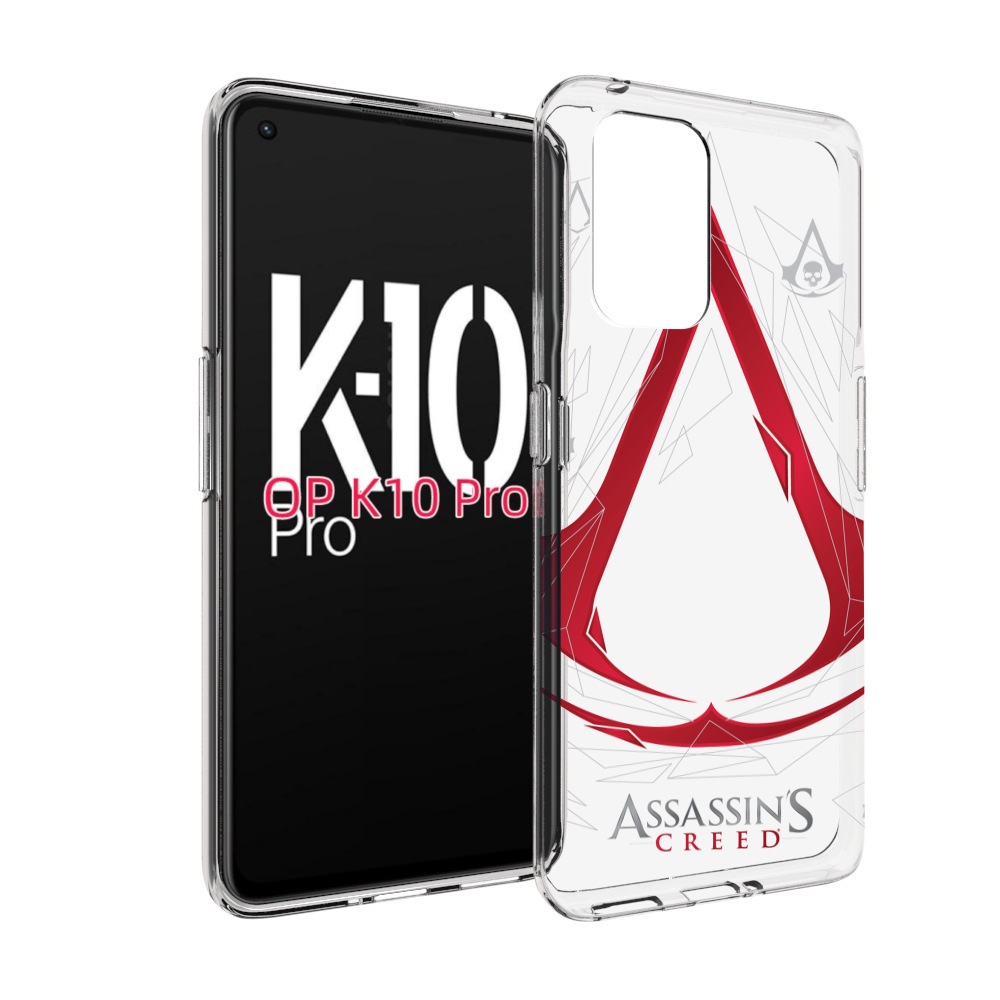 

Чехол MyPads ассасин-крид-знак для OPPO K10 Pro, Прозрачный, Tocco