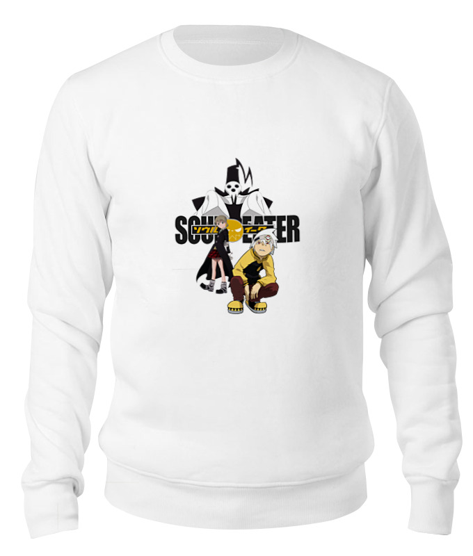 

Свитшот унисекс Printio Soul eater белый M, Soul eater