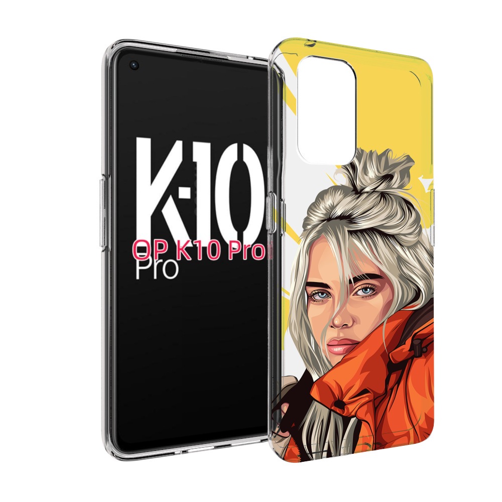 

Чехол MyPads билли-айлиш-в-куртке для OPPO K10 Pro, Прозрачный, Tocco